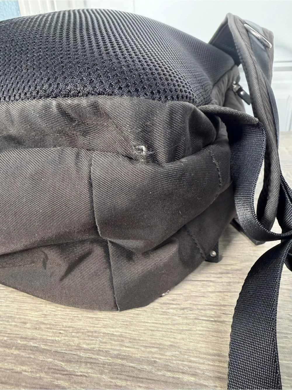 T-Tech Tumi T-Tech Gray Nylon Padded 15in Laptop Backpack 57585JT Y2K Vintage